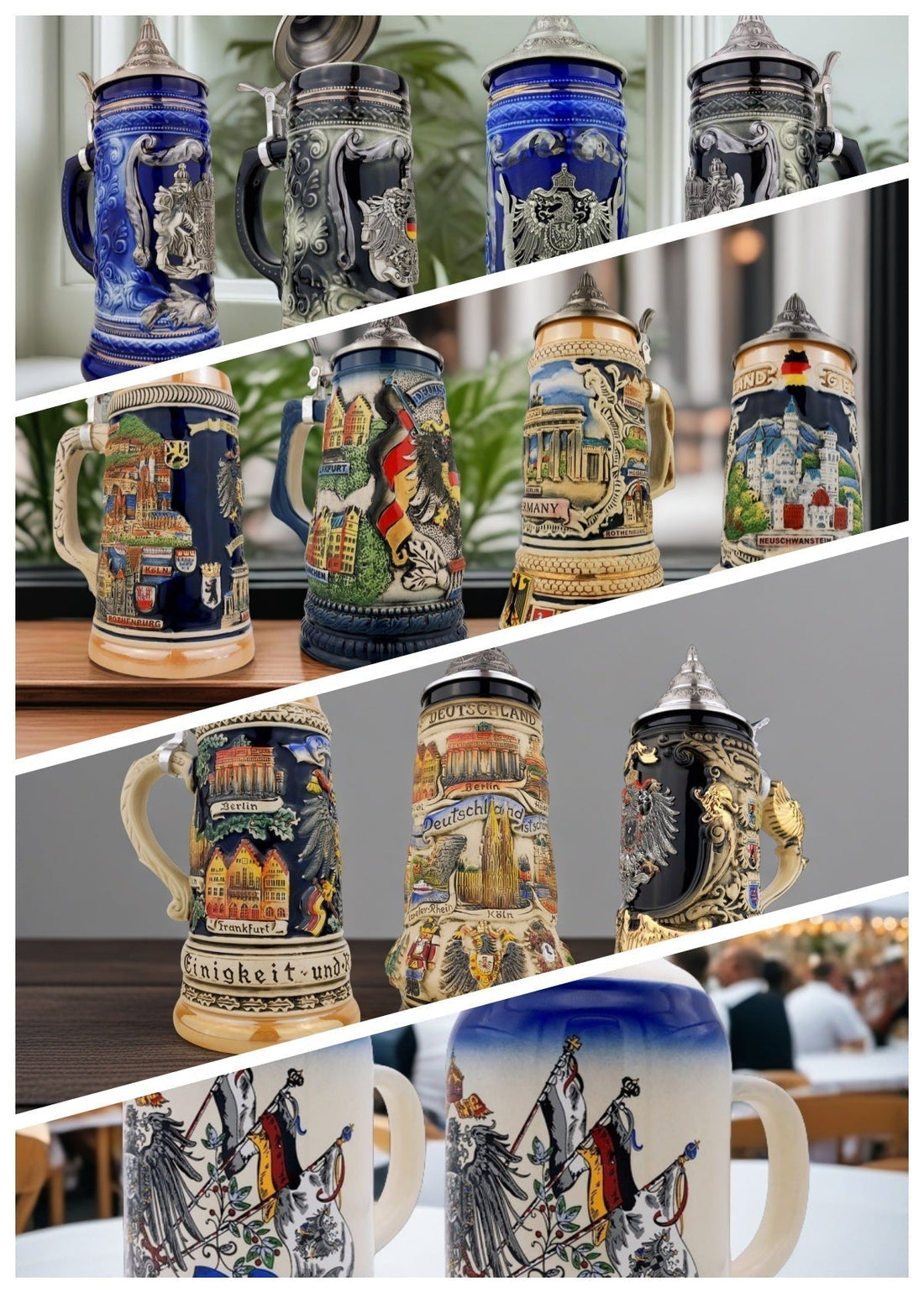 Entdecken Sie die verschiedenen Arten von Bierkrügen – Tradition und Stil vereint