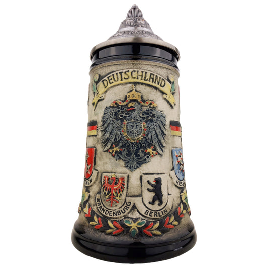 Bierkrug mit Deckel Deutschland