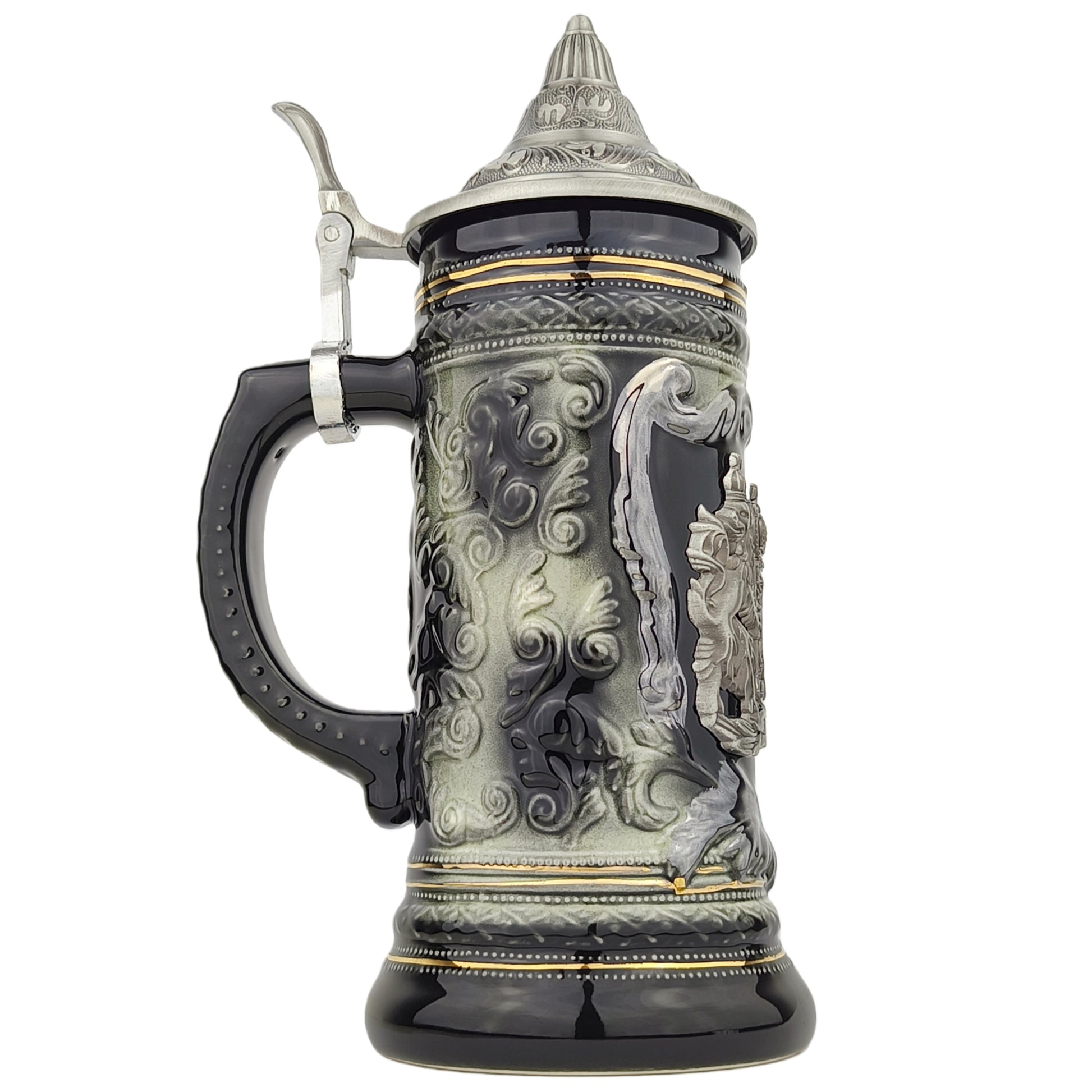 Deutschland Bierkrug mit Deckel und klassischem Design