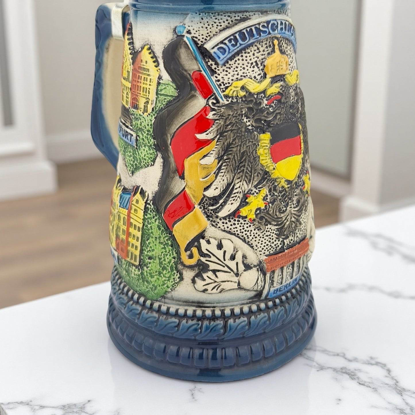 Detail eines Bierkrugs