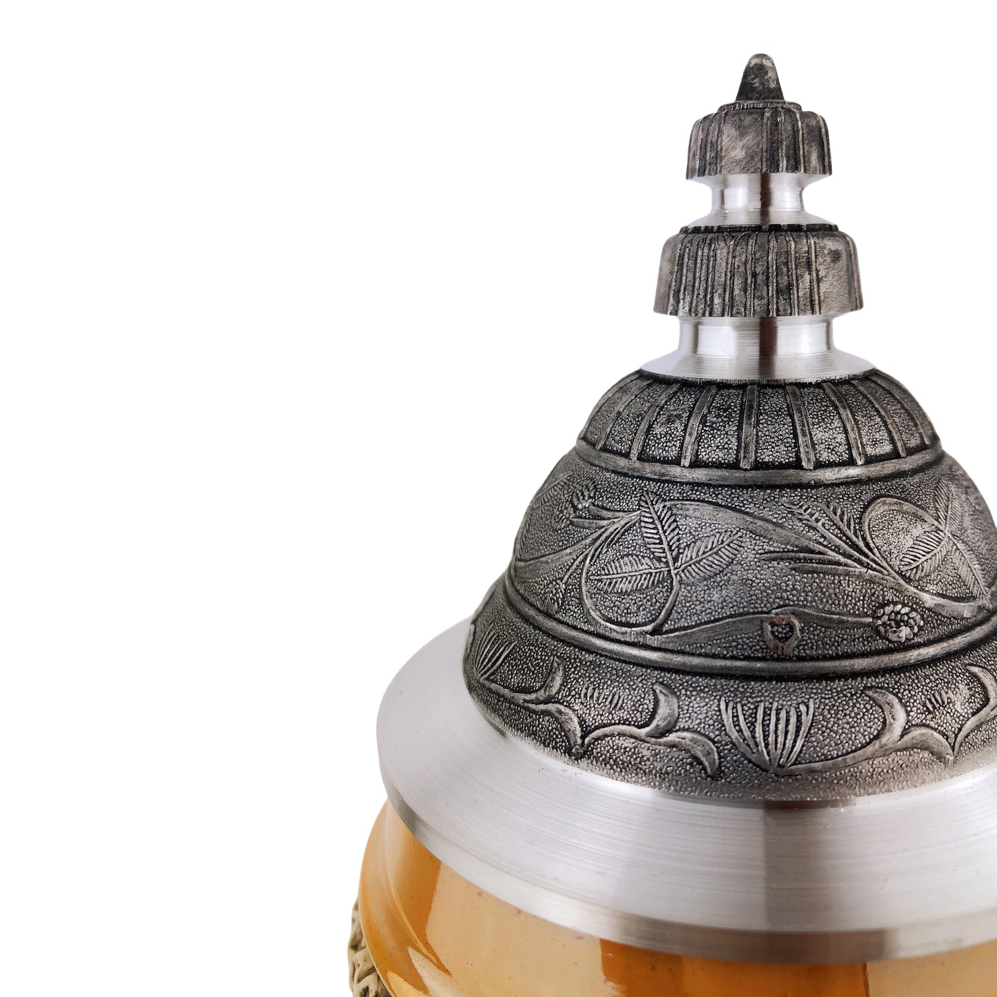 Zöller & Born Bierkrug mit Zinndeckel – Motiv: „Adler und Eichenlaub“ – Made in Germany – Traditionsmanufaktur (Artikel: 1403-996)