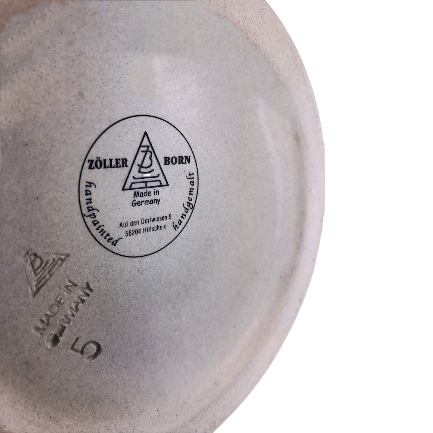 Zöller & Born Bierkrug mit Zinndeckel – Motiv „Hopfen-Länderkranz“ – Made in Germany – Traditionsmanufaktur (Artikel: 1573S6011)